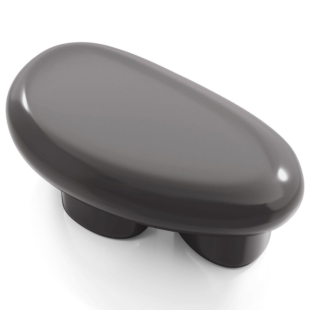 Furniture of America Rene Low Profile Glossy Coffee Table in Dark Gray, , large