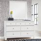 Ashley Fortman Dresser and Mirror in White, , large