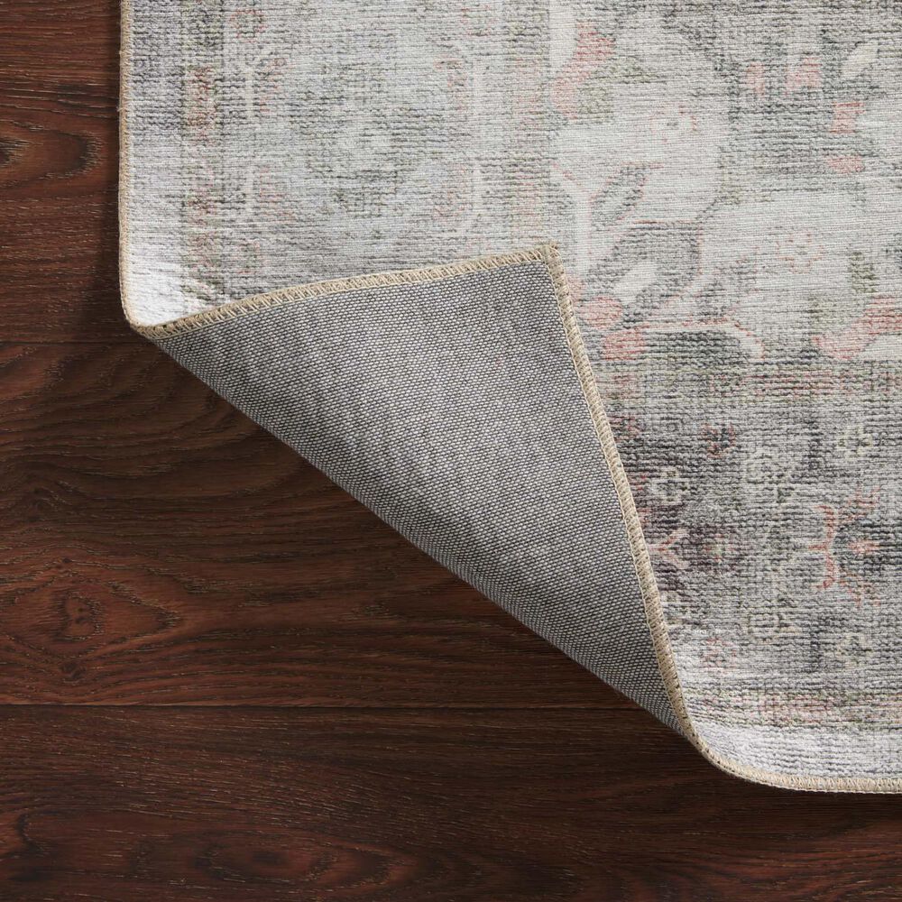 Loloi II Heidi 2&#39; x 5&#39; Dove and Blush Area Rug, , large