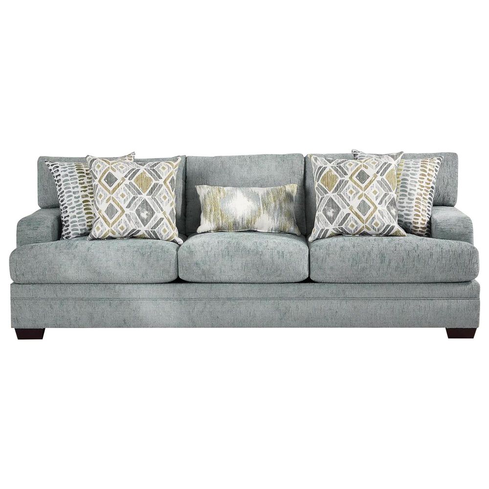 Northwestern Charleston Stationary Sofa in Mist, , large