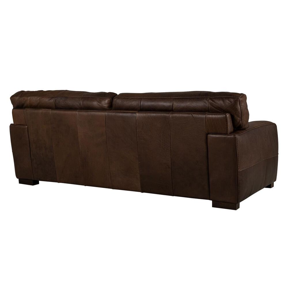 Softline 94&quot; Leather Sofa in Madison Espresso, , large