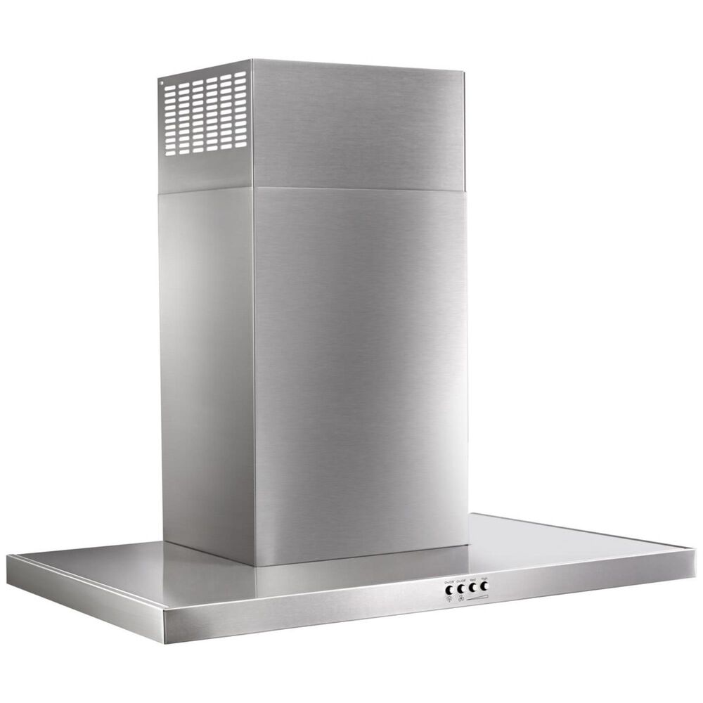 Whirlpool 30&quot; Wall Mount Flat Range Hood in Stainless Steel, , large