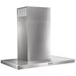 Whirlpool 30" Wall Mount Flat Range Hood in Stainless Steel, , large