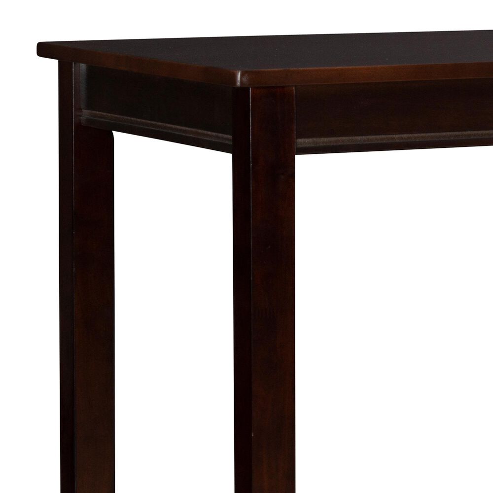 Linon Home Decor Claridge Bar Height Pub Table in Walnut Brown - Table Only, , large