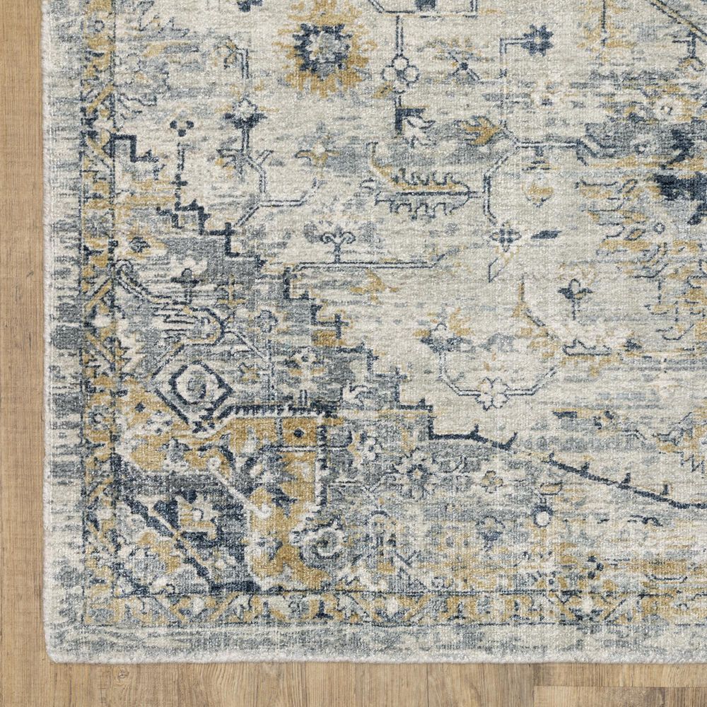 Oriental Weavers Windham Ivory and Gold 10&#39; x 14&#39; Area Rug, , large