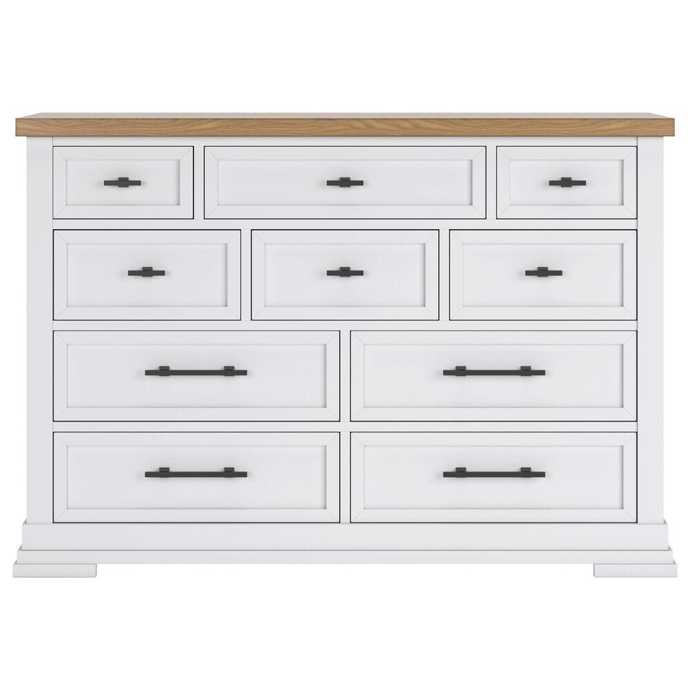 Ashley Ashbryn Dresser in White and Natural, , large