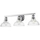 Golden Lighting Carver 3-Light Bath Vanity in Chrome, , large