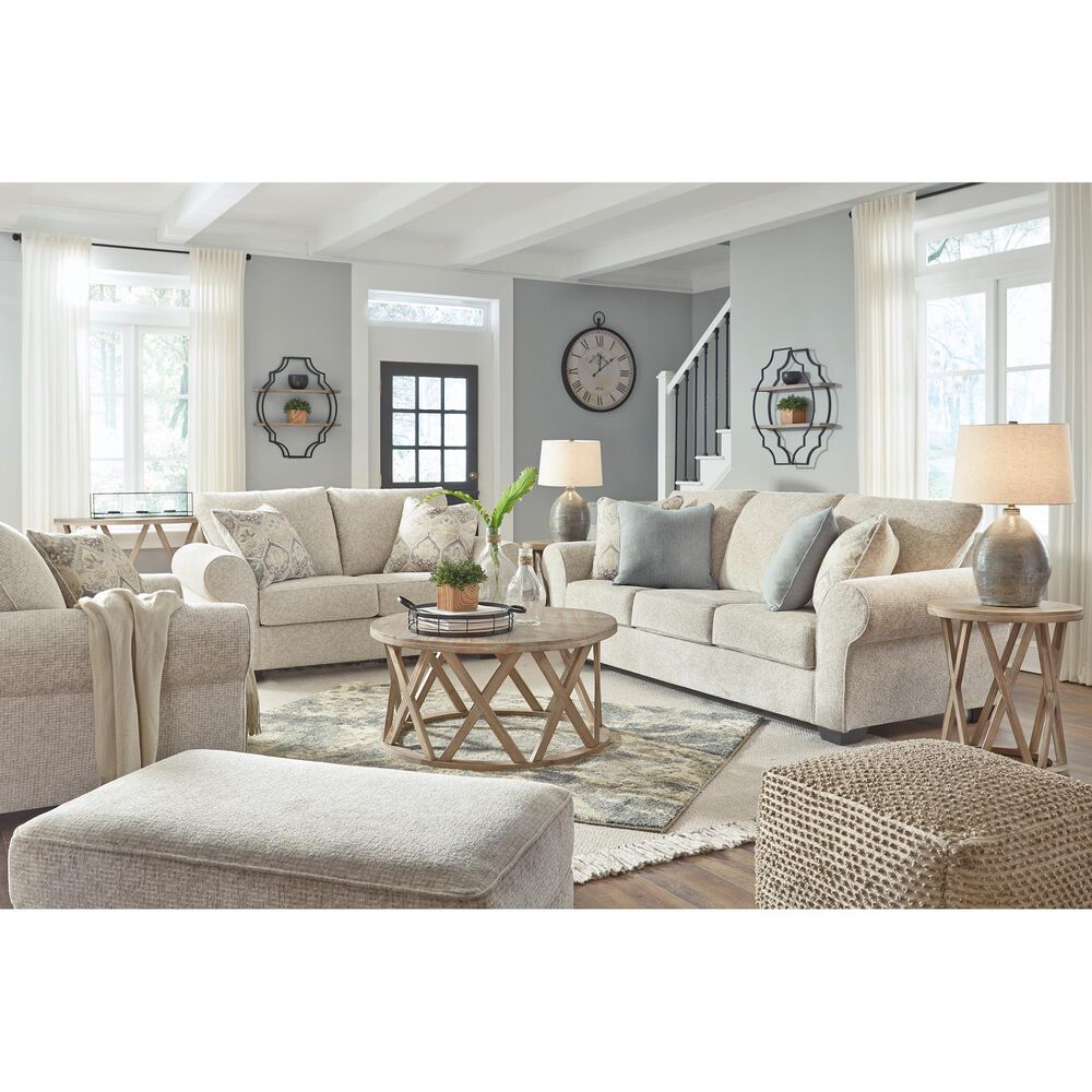 Signature Design by Ashley Haisley Stationary Loveseat in Ivory, , large