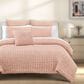 J. Queen Bold Cloud Puff 3-Piece King/Cal King Quilt Set in Blush, , large