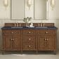 James Martin Vanities Lorelai 72"Double Vanity in Mid-Century Walnut with 3 cm Charcoal Soapstone Quartz Top, , large
