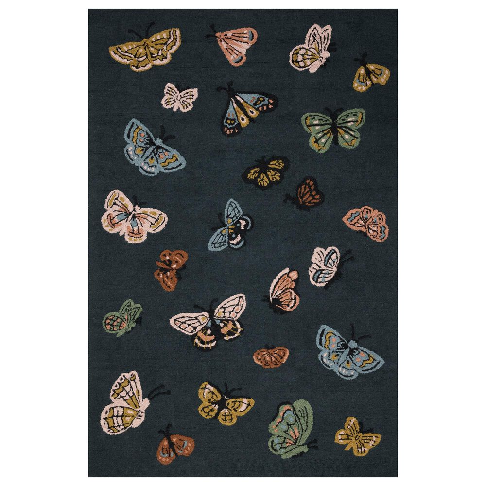 Rifle Paper Co. x Loloi Highgrove Teal 2"3" x 3"9" Area Rug, , large