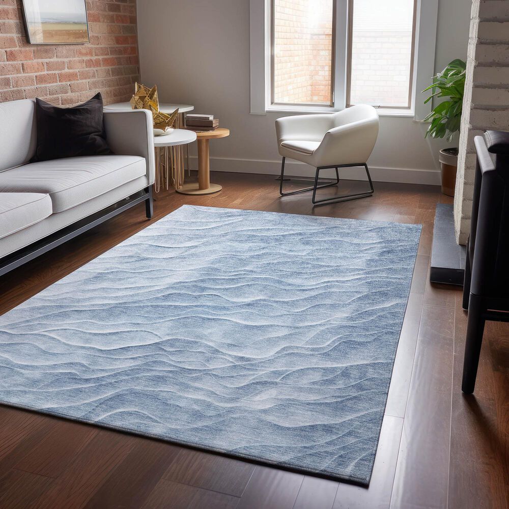 Dalyn Rug Company Pacifica PA1 10&#39; x 14&#39; Denim Area Rug, , large