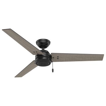 Hunter Cassisus 52" Outdoor Ceiling Fan in Matte Black, , large