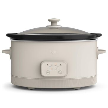 Bella 6-Quart Programmable Slow Cooker in Oatmilk, , large