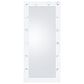 Coaster Zayan Floor Mirror in White Gloss, , large