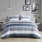 Hampton Park Jaxon 7-Piece Queen Comforter Set with Bed Sheets in Blue and Grey, , large