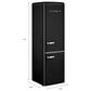 Unique Appliances Classic Retro 9 Cu. Ft. Bottom Freezer Regfrigerator In Midnight Black, , large
