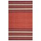 Safavieh Montauk 5" x 8" Red and Ivory Area Rug, , large