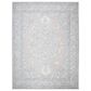 Safavieh Micro-Loop MLP504F 10" x 14" Light Grey and Ivory Area Rug, , large