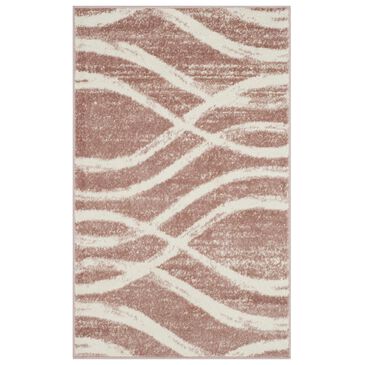 Safavieh Adirondack ADR125Z 3" x 5" Rose and Cream Area Rug, , large