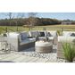 Ashley Calworth Patio Ottoman in Light Brown, , large