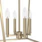 Hunter Laurel Ridge 18" 4-Light Lantern Pendant in Alturas Gold, , large