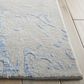 Nourison Silk Shadows 2" x 3" Grey and Blue Area Rug, , large