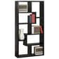 Living Essentials 8 Shelves Display Cabinet in Black, , large
