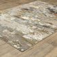 ROW by Oriental Weavers Gemma Olive and Blue 6"7" x 9" Area Rug, , large