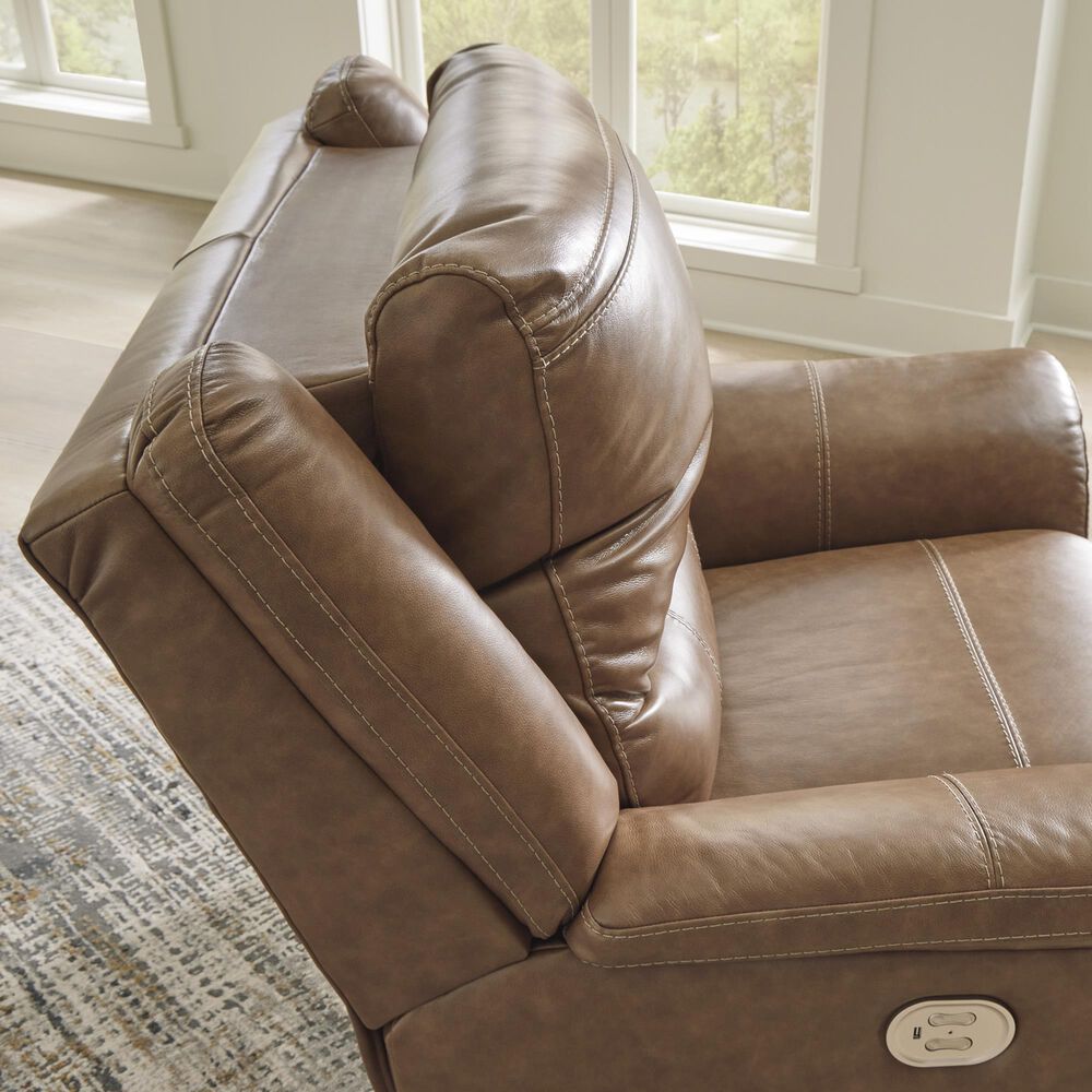 Ashley Trasimeno Power Recliner in Caramel, , large