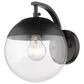 Golden Lighting Dixon 1-Light Wall Sconce in Matte Black, , large