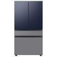 Samsung Bespoke Bespoke 4-Door French Door Refrigerator Middle Panel in Stainless Steel, , large