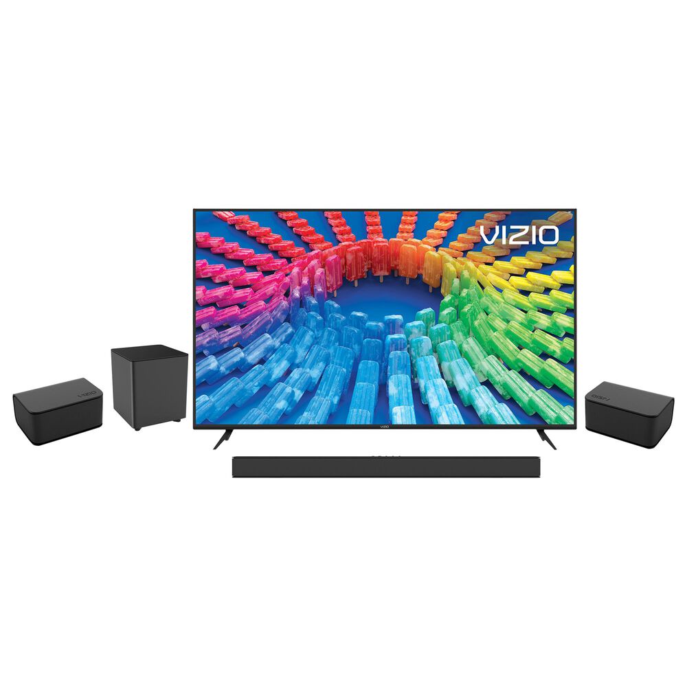 VIZIO 70" Class 4K LED HDR - Smart TV with 5.1 Home Theater Sound Bar, , large