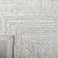 Safavieh Micro-Loop MLP176F 10" x 14" Light Grey and Ivory Area Rug, , large