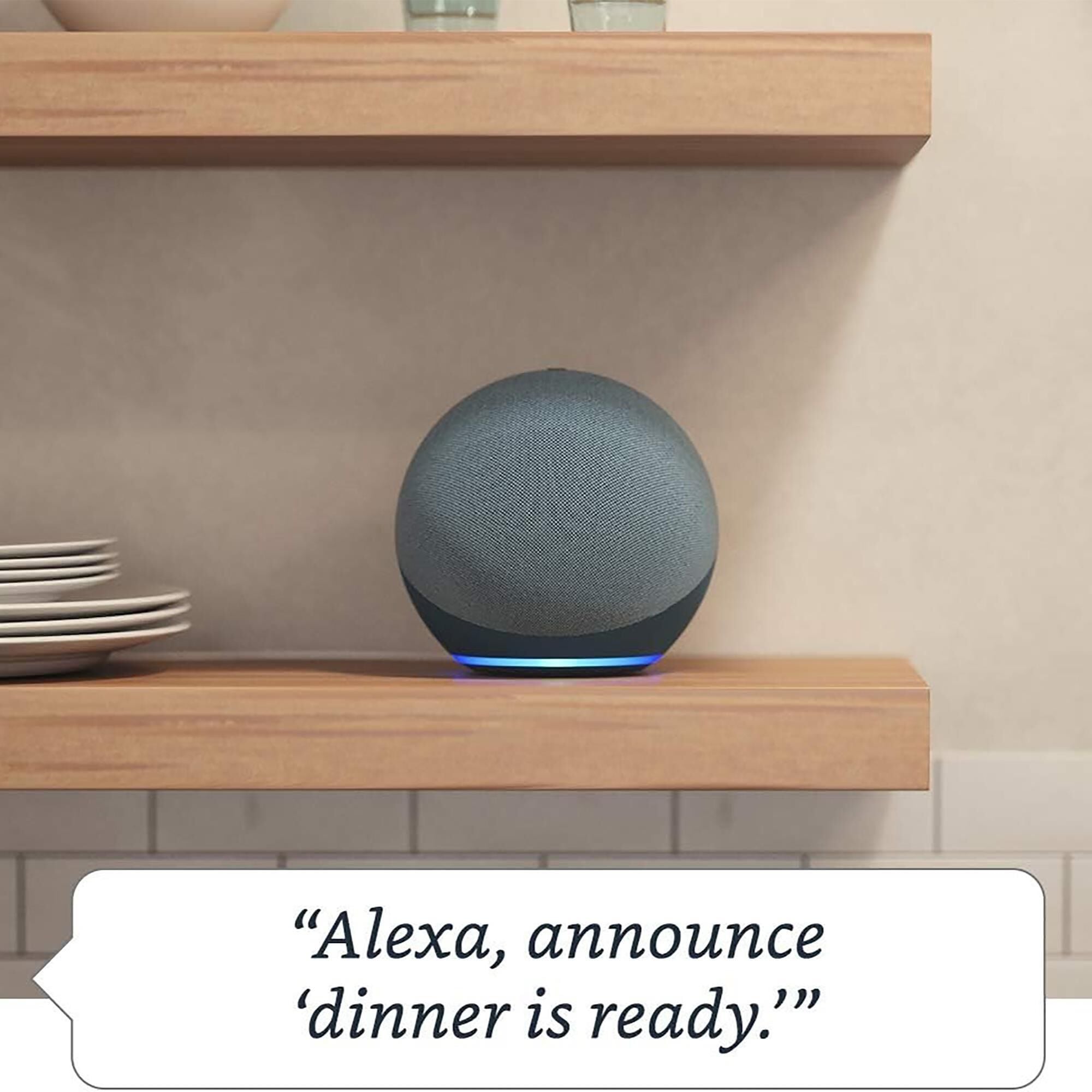 Amazon Echo 4th Gen Smart Speaker with Alexa in Charcoal NFM