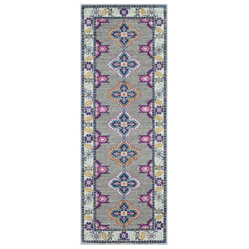 Surya Harput HAP-1034 2"7" x 7"3" Blue, Teal and Gray Runner, , large
