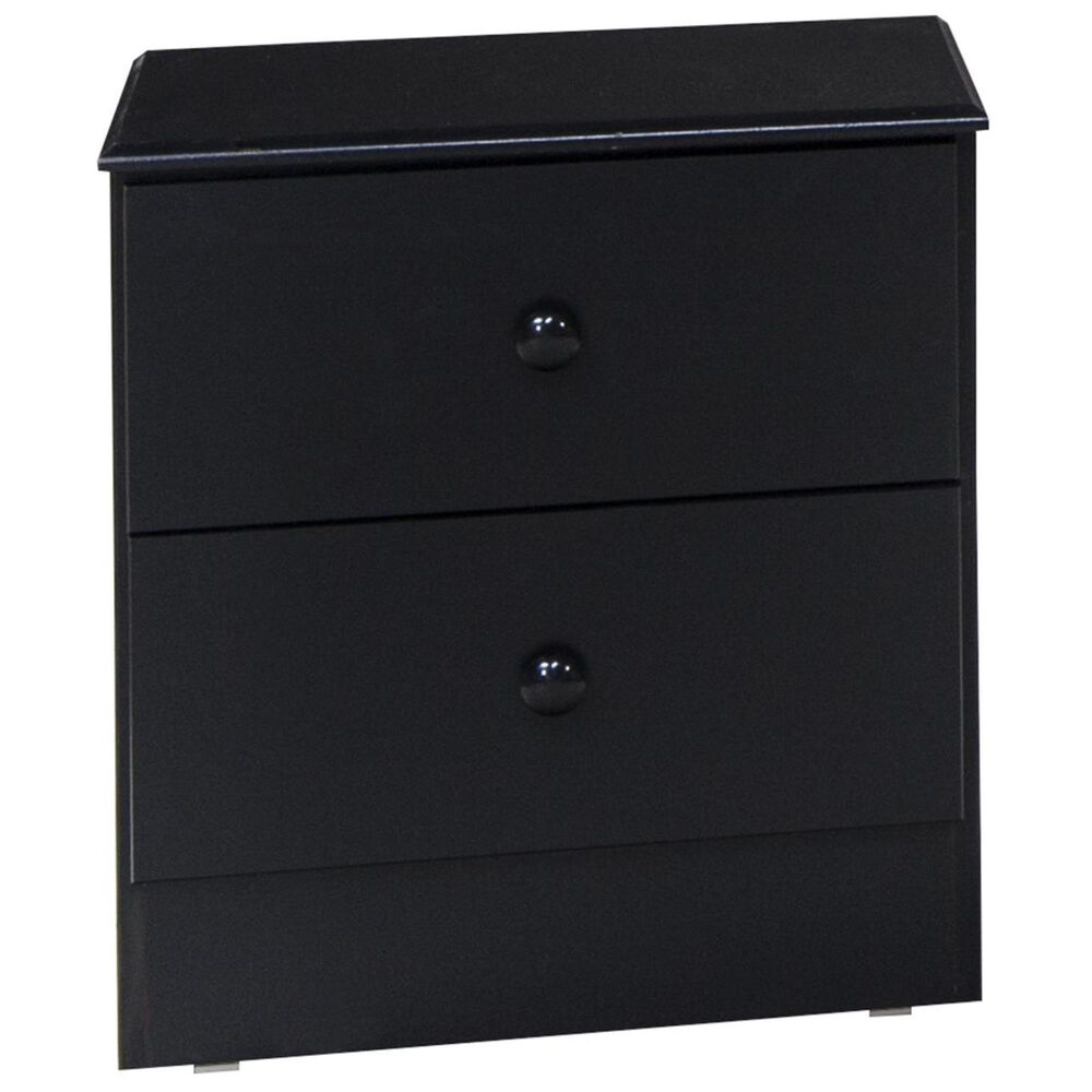 Living Essentials Nightstand in Black, , large