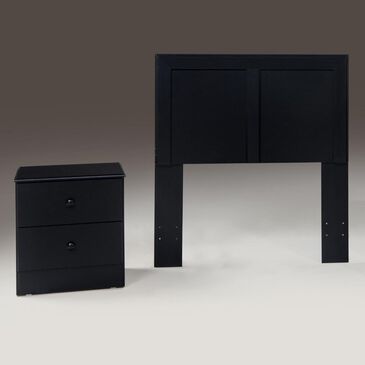 Living Essentials Nightstand in Black, , large