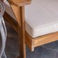 Linon Home Decor Rockport Patio Arm Chair with Natural Frame in Beige, , large