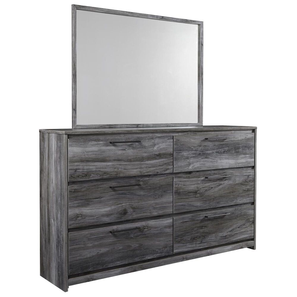 Signature Design by Ashley Baystorm 6 Drawer Dresser in Smoke Gray, , large