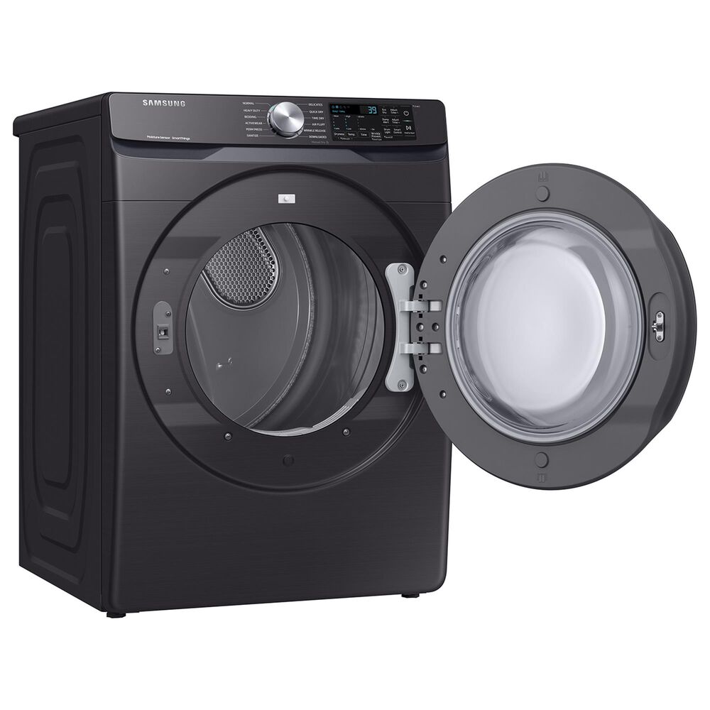 Samsung 7.5 Cu. Ft. Smart Electric Dryer with Sensor Dry in Brushed Black, , large