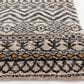 Central Oriental Tulsa Nicole 7"10" x 9"10" White Sand and Armor Grey Area Rug, , large