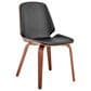 Blue River Brinley Dining Chair in Black and Walnut, , large