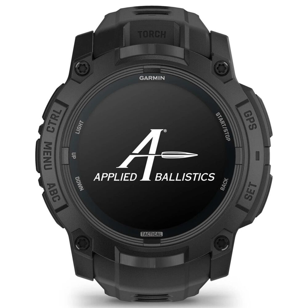 Garmin Instinct 3 AMOLED Tactical Edition Smartwatch 50mm in Black, , large