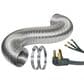 Electric Dryer Duct Kit with 3-Wire 30-Amp 6ft Cord, , large