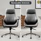 HOMLUX High Back Ergonomic Office Chair with Suede Leather in Gray, , large