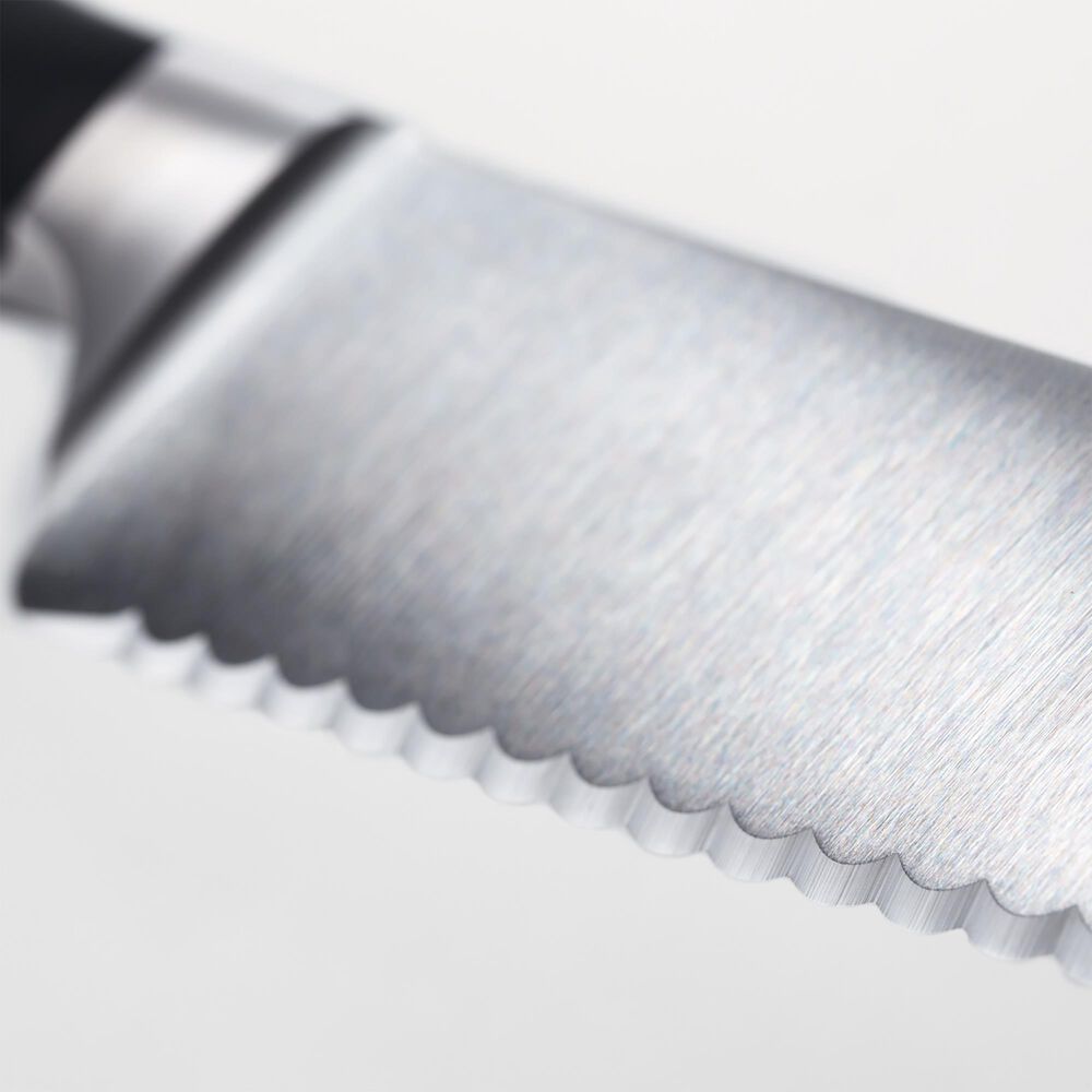 Wusthof Trident Classic Ikon 10&quot; Super Slicer Knife in Stainless Steel and Black, , large