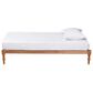 Baxton Studio Iseline Twin Platform Bed Frame in Walnut Brown, , large