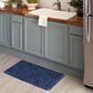 Mohawk Dri-Pro Deluxe Damask Nouveau 1"8" x 3"6" Blue Area Rug, , large