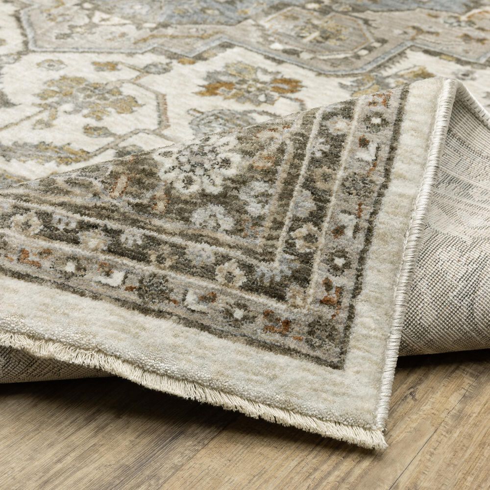Oriental Weavers Maharaja Sage Green And Grey 7&#39;10&quot; x 10&#39;10&quot; Area Rug, , large